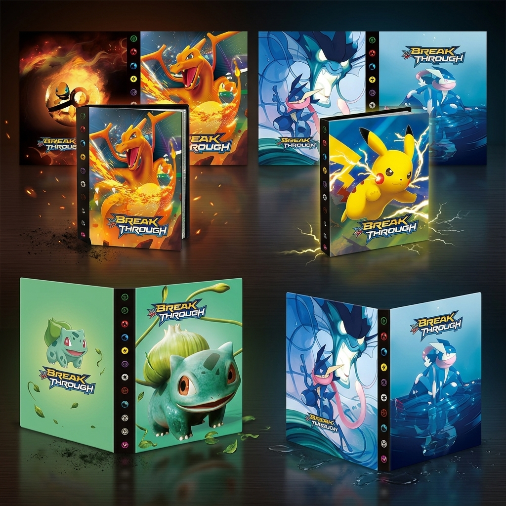 Board Game Zoo - Bandai Pokemon 4 Grid Card Album