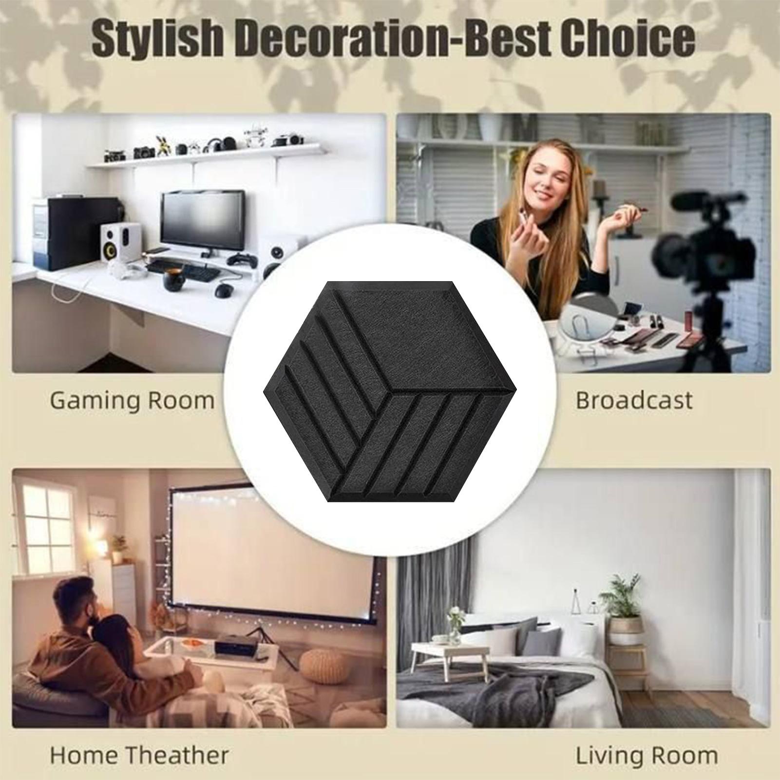 12pc Acoustic Panels Self-Adhe - Board Game Room incelemesi ve fiyatı