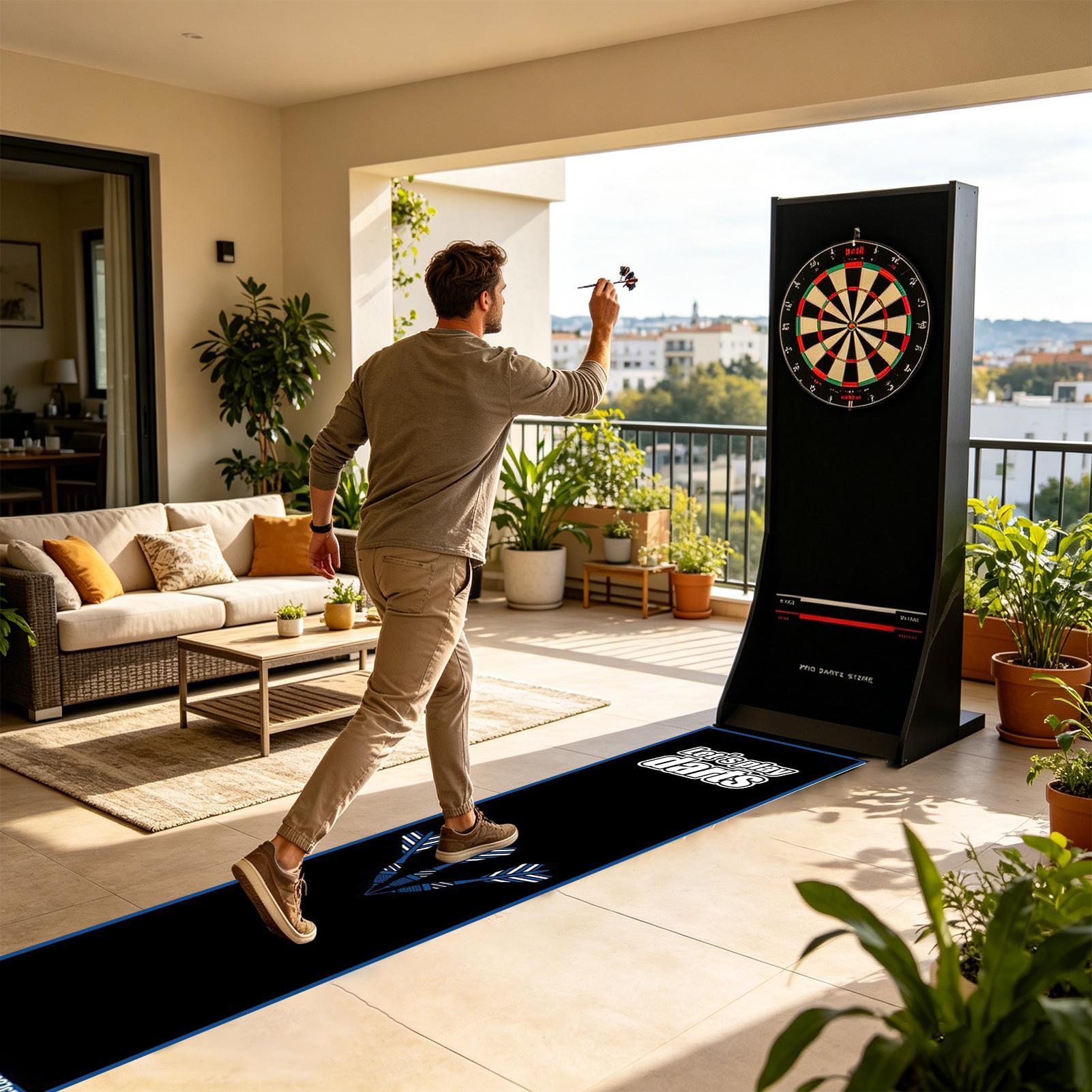 Non Slip Dart Board Floor Mat, - Board Game Room incelemesi ve fiyatı