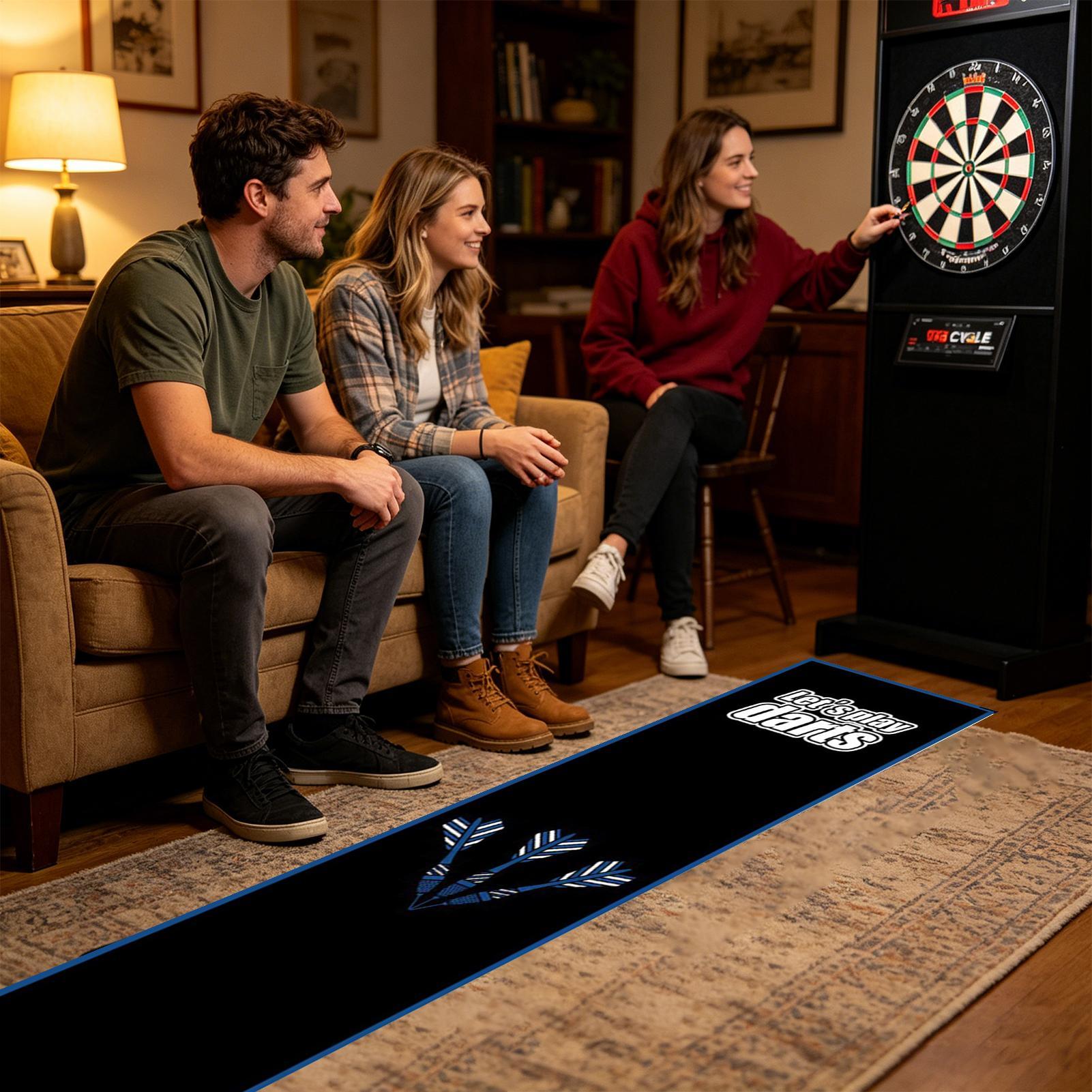Non Slip Dart Board Floor Mat, - Board Game Room incelemesi ve fiyatı