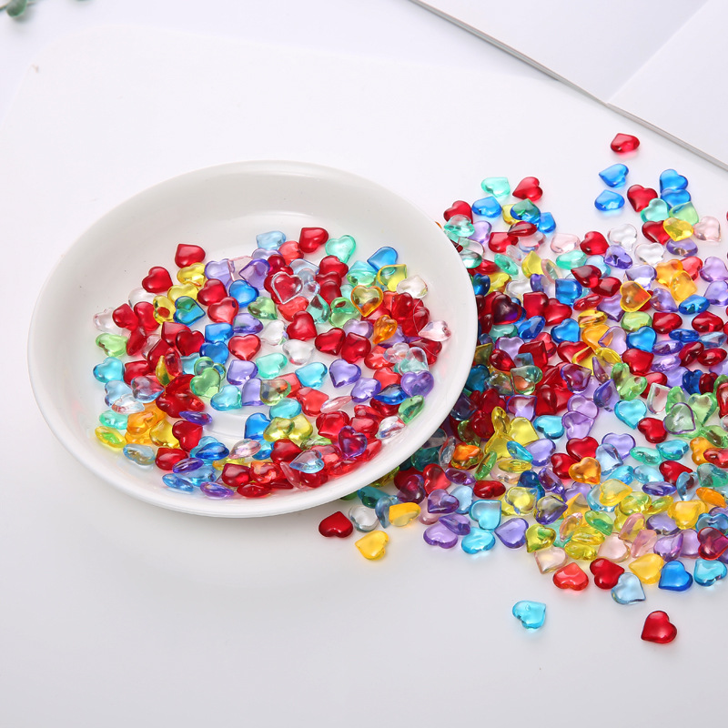 100PCS 10*4mm Heart Shape Acry - Board Game Hegemony incelemesi ve fiyatı
