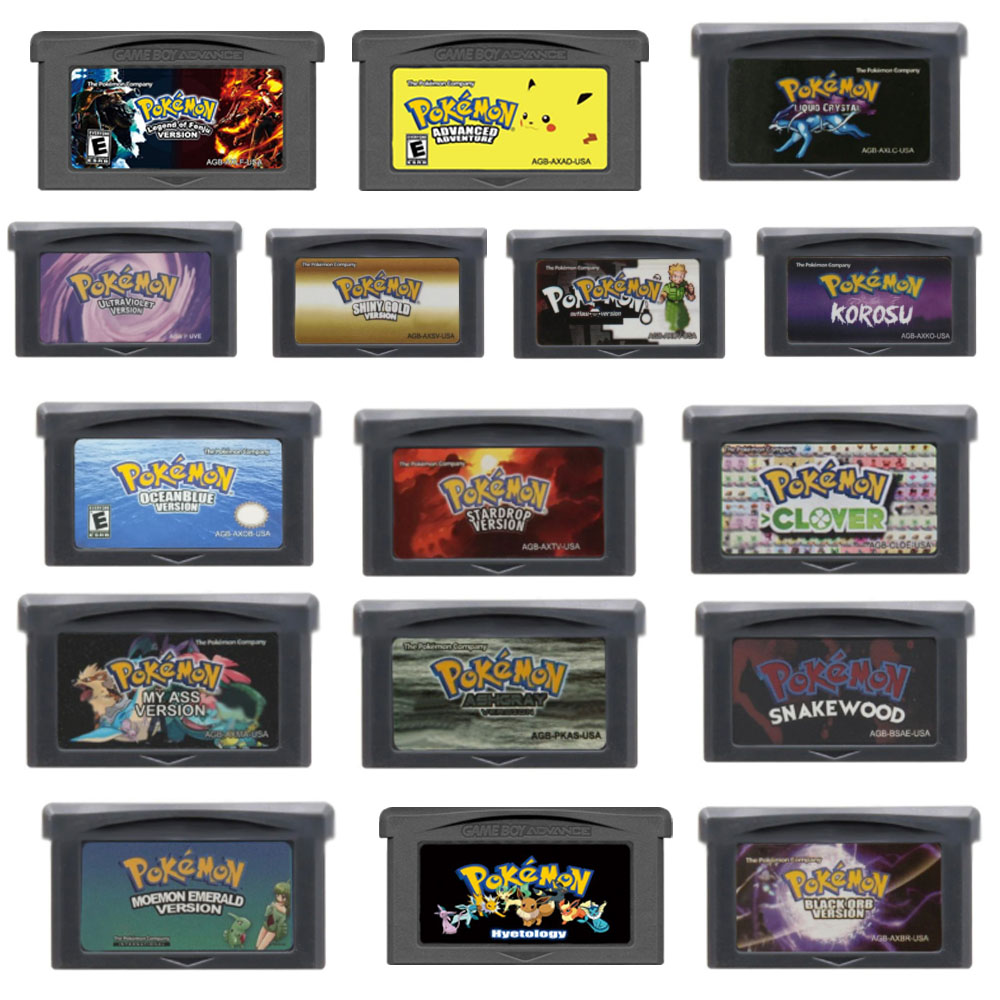 GBA Pokemon Series Game Cartri - Board Game Zoo incelemesi ve fiyatı
