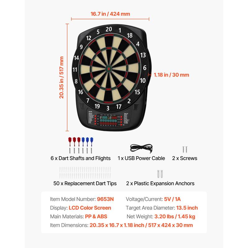 Digital Dart Center 13.5 Inch  - Board Game Room incelemesi ve fiyatı