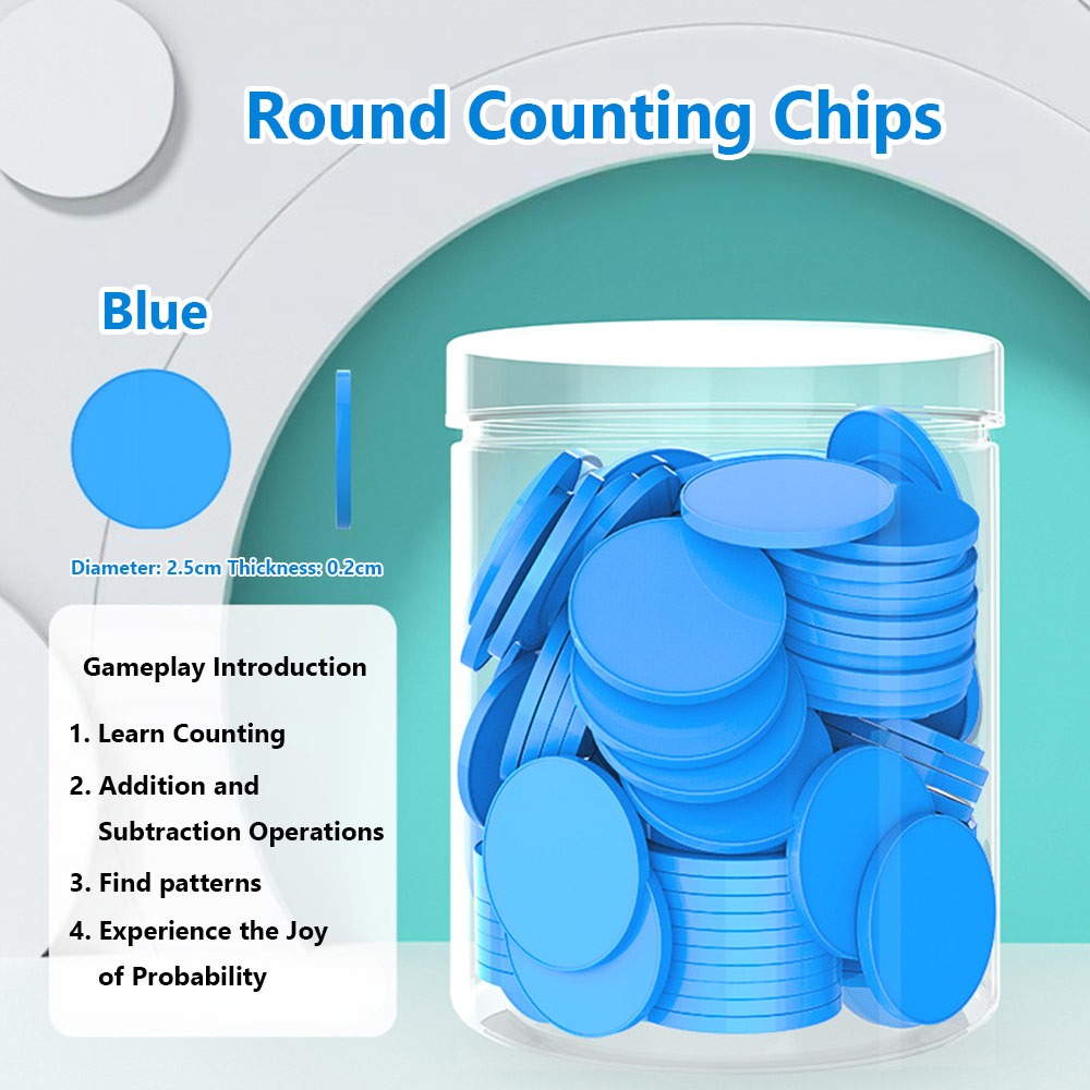 100pcs Plastic Counting Chips  - Board Game Hegemony incelemesi ve fiyatı