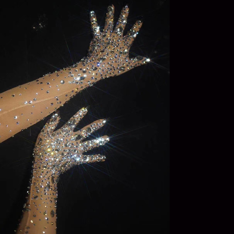 Sexy Stretch Rhinestone Gloves - Board Game Yogi incelemesi ve fiyatı