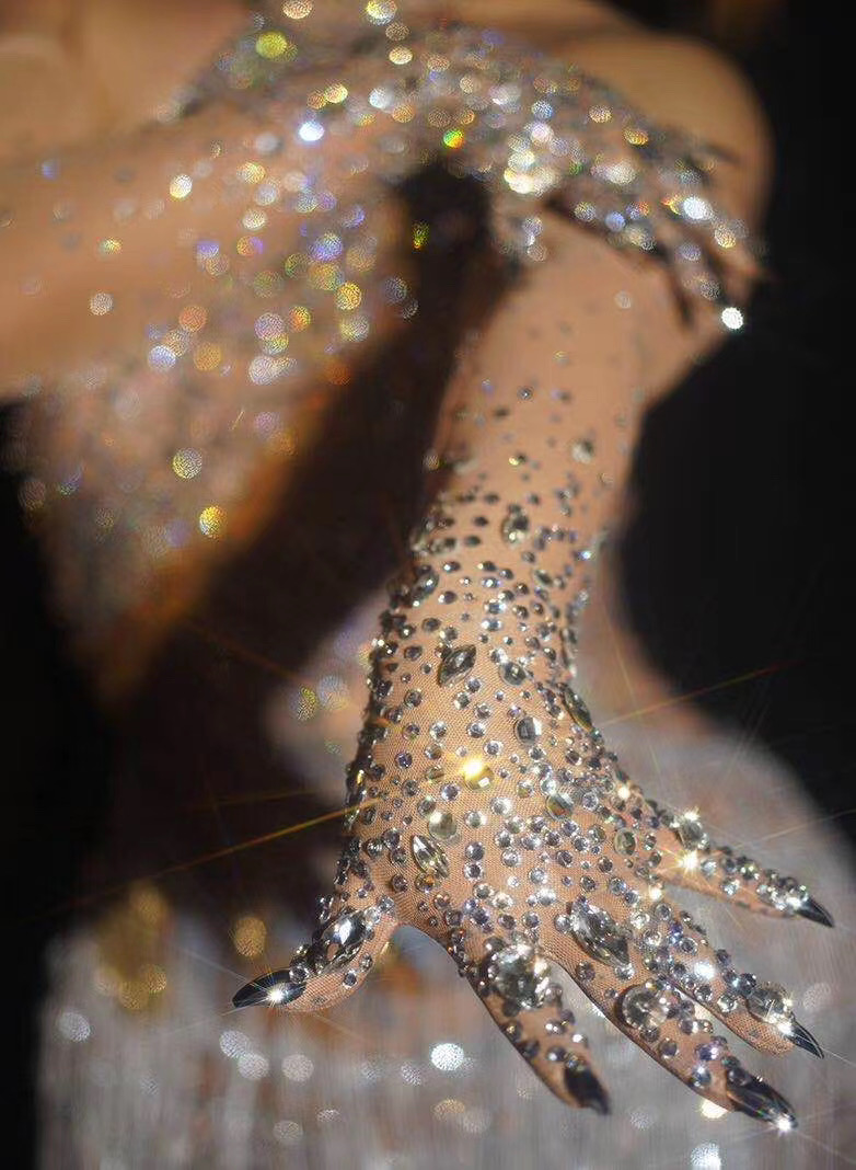 Sexy Stretch Rhinestone Gloves - Board Game Yogi incelemesi ve fiyatı