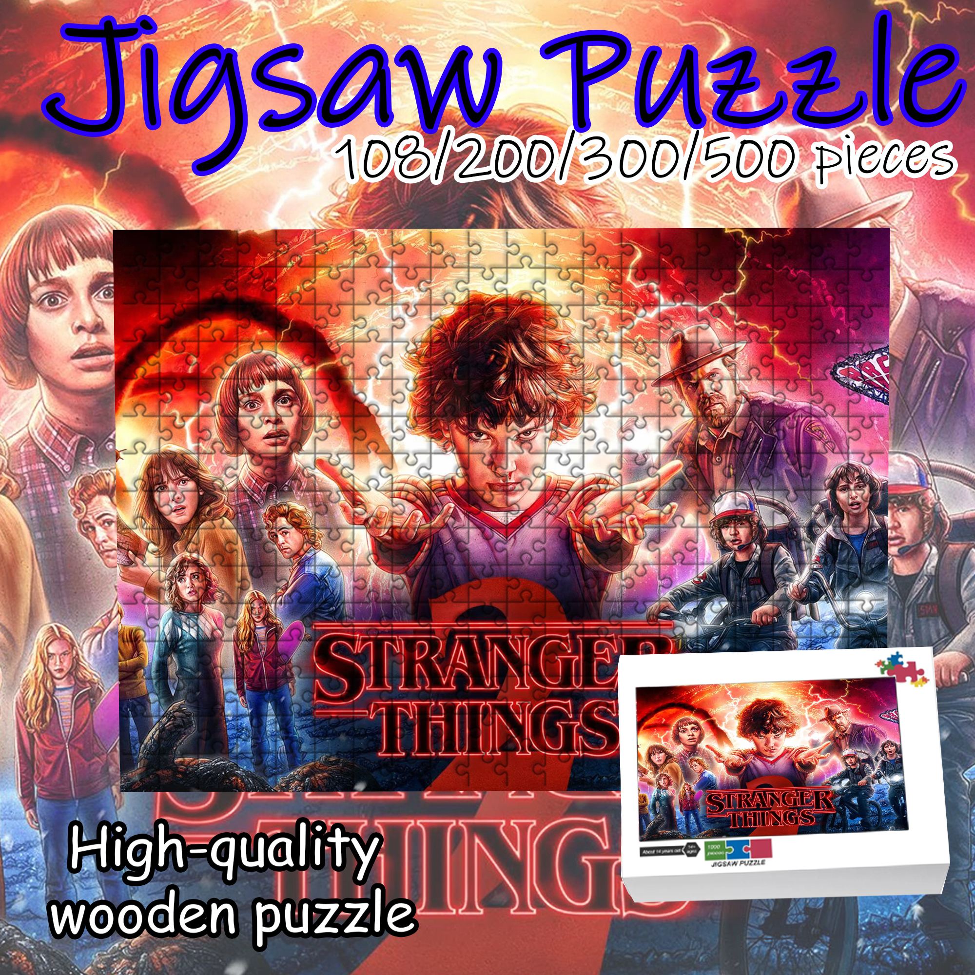 Stranger Things Jigsaw Puzzle  - Board Game Fun incelemesi ve fiyatı