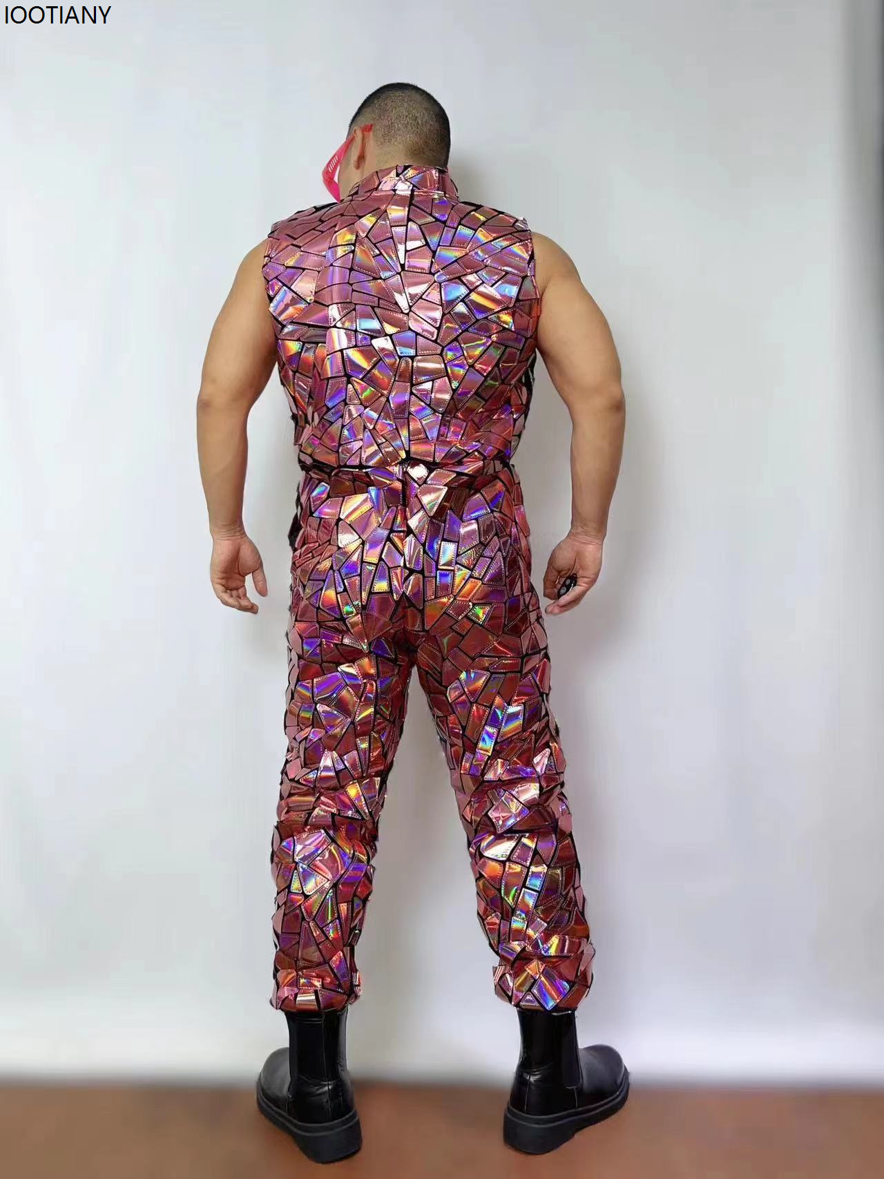 Men Laser Mirror Sleeveless Ju - Board Game Yogi incelemesi ve fiyatı