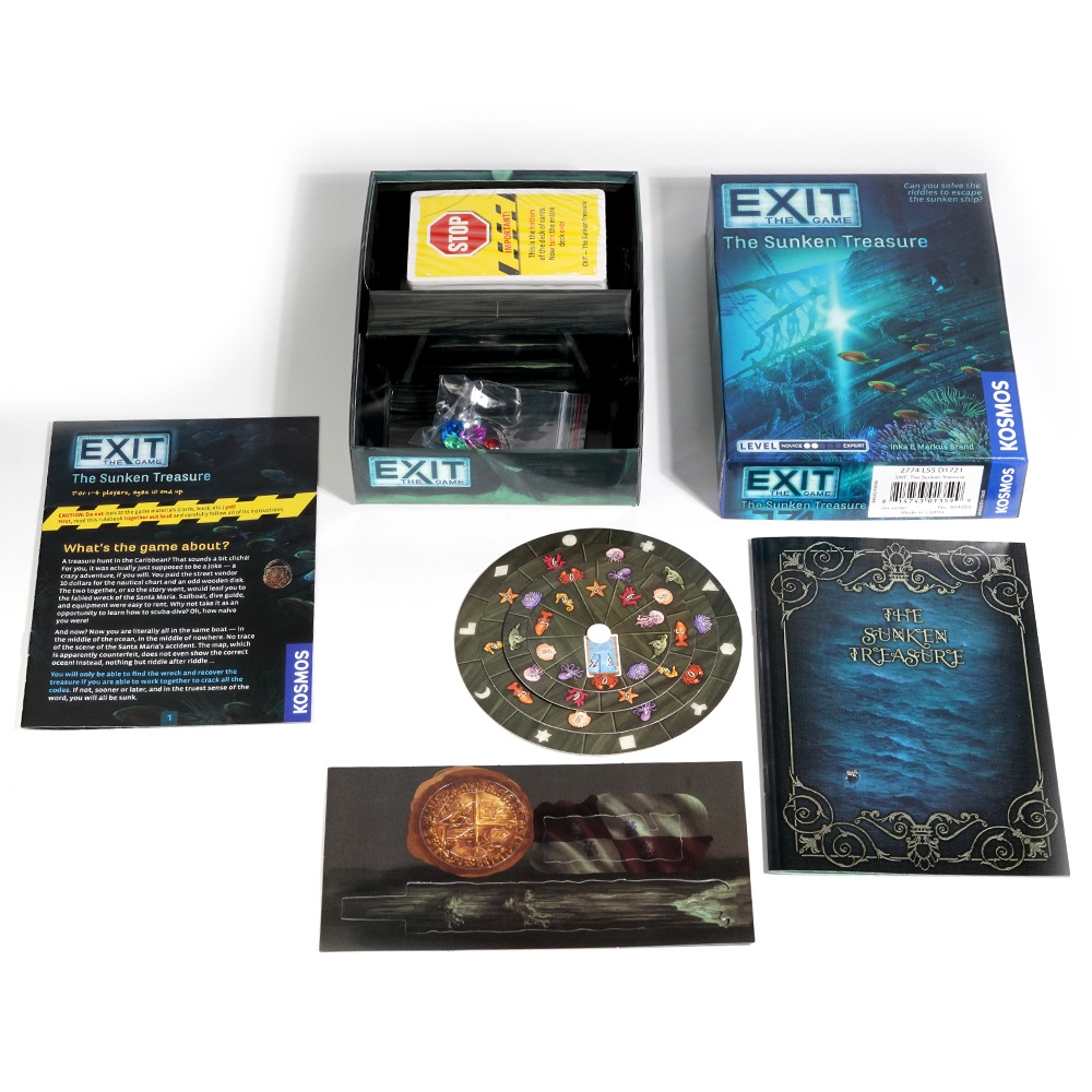EXIT: The Sunken Treasure - Un - Board Game Room incelemesi ve fiyatı