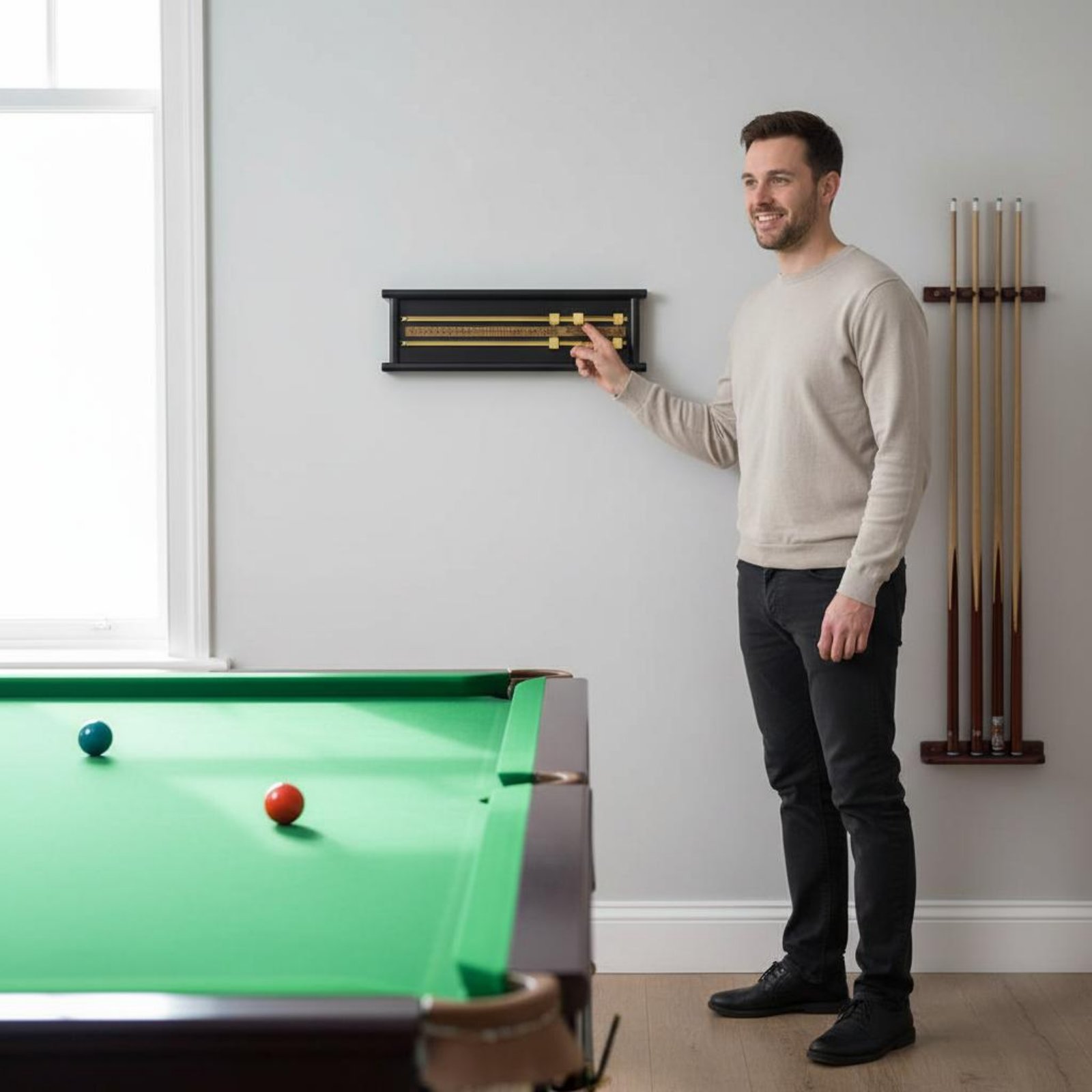 Wooden Snooker Scorer Dual Rai - Board Game Room incelemesi ve fiyatı