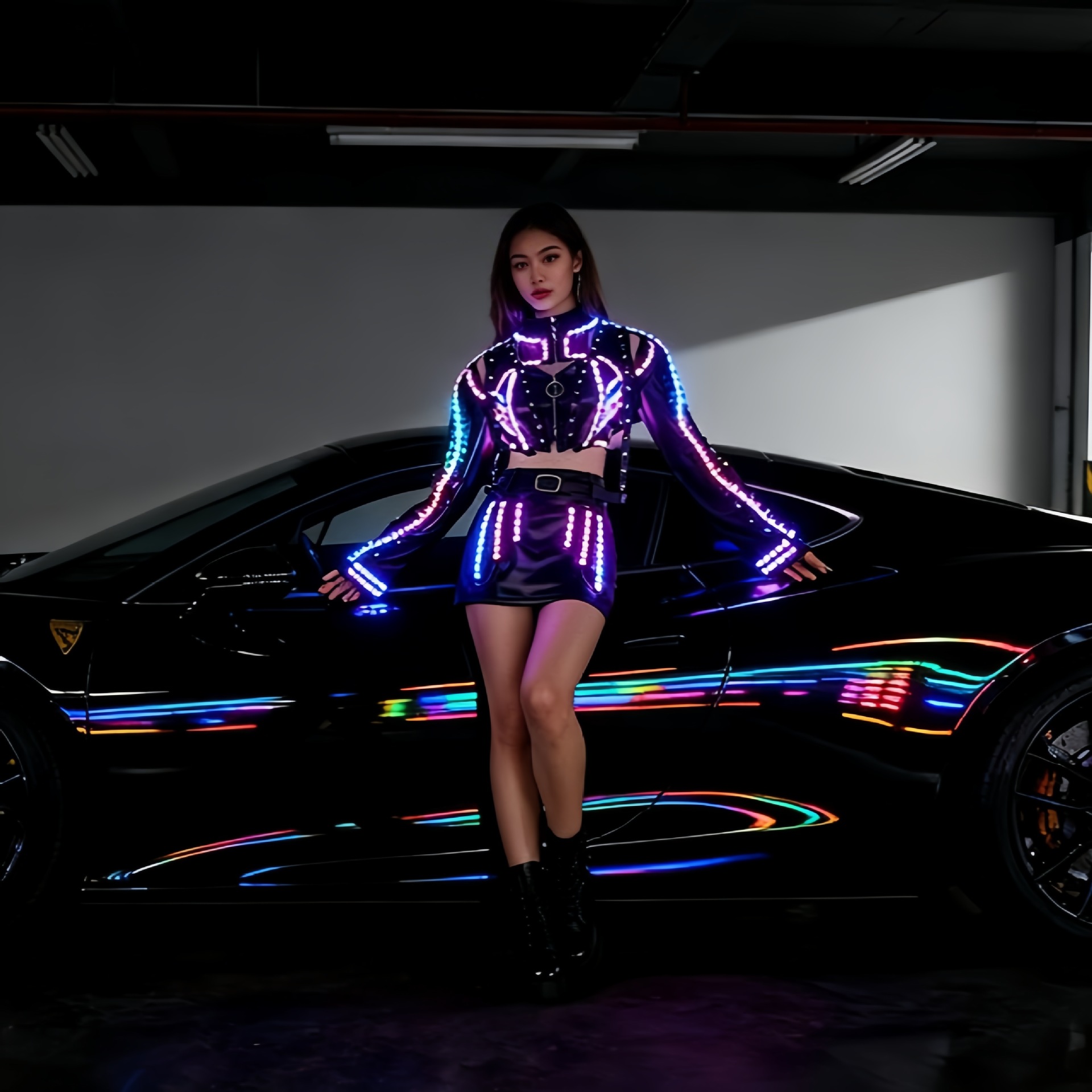 LED Costume Woman Light up Hal - Board Game Yogi incelemesi ve fiyatı