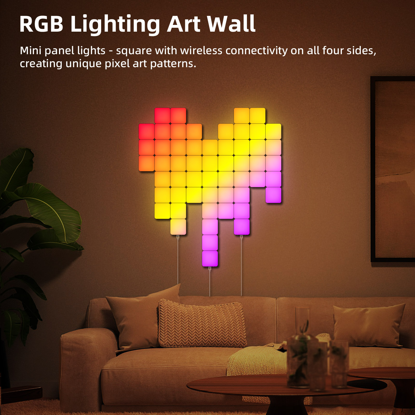 Smart Grid LED Wall Light Kit  - Board Game Room incelemesi ve fiyatı